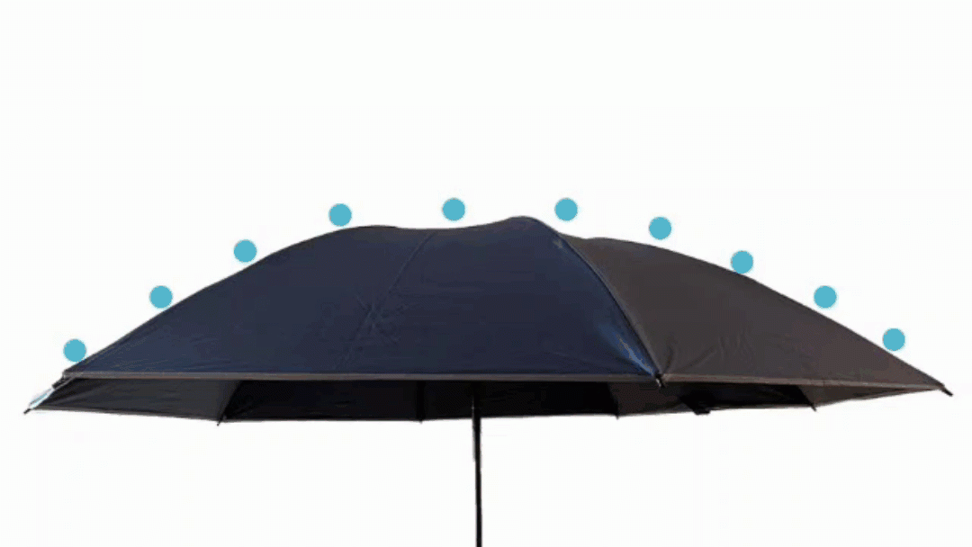 逆折り構造で濡らさない