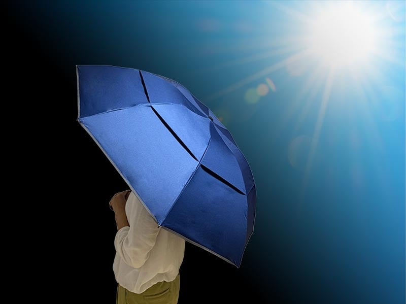 日差しをシャットアウト