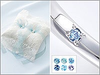 特製リングピロー ／ シークレットブルーストーン