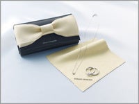 ダイヤモンド専用クロス付きジュエリーポーチ