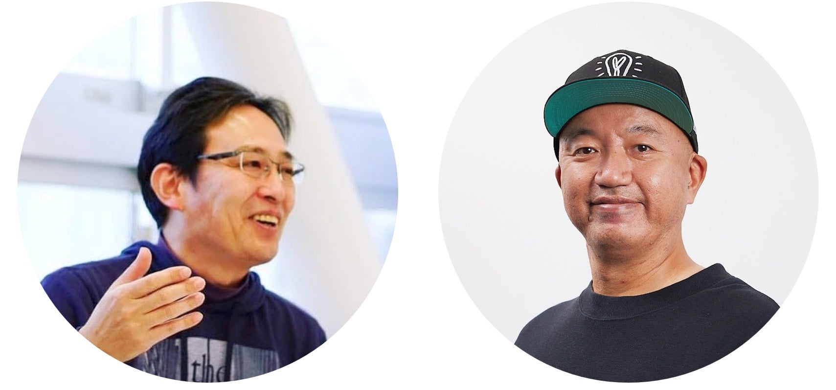 左)古村伸宏さん(ワーカーズコープ連合会)、右)大石英司さん(株式会社UPDATER)