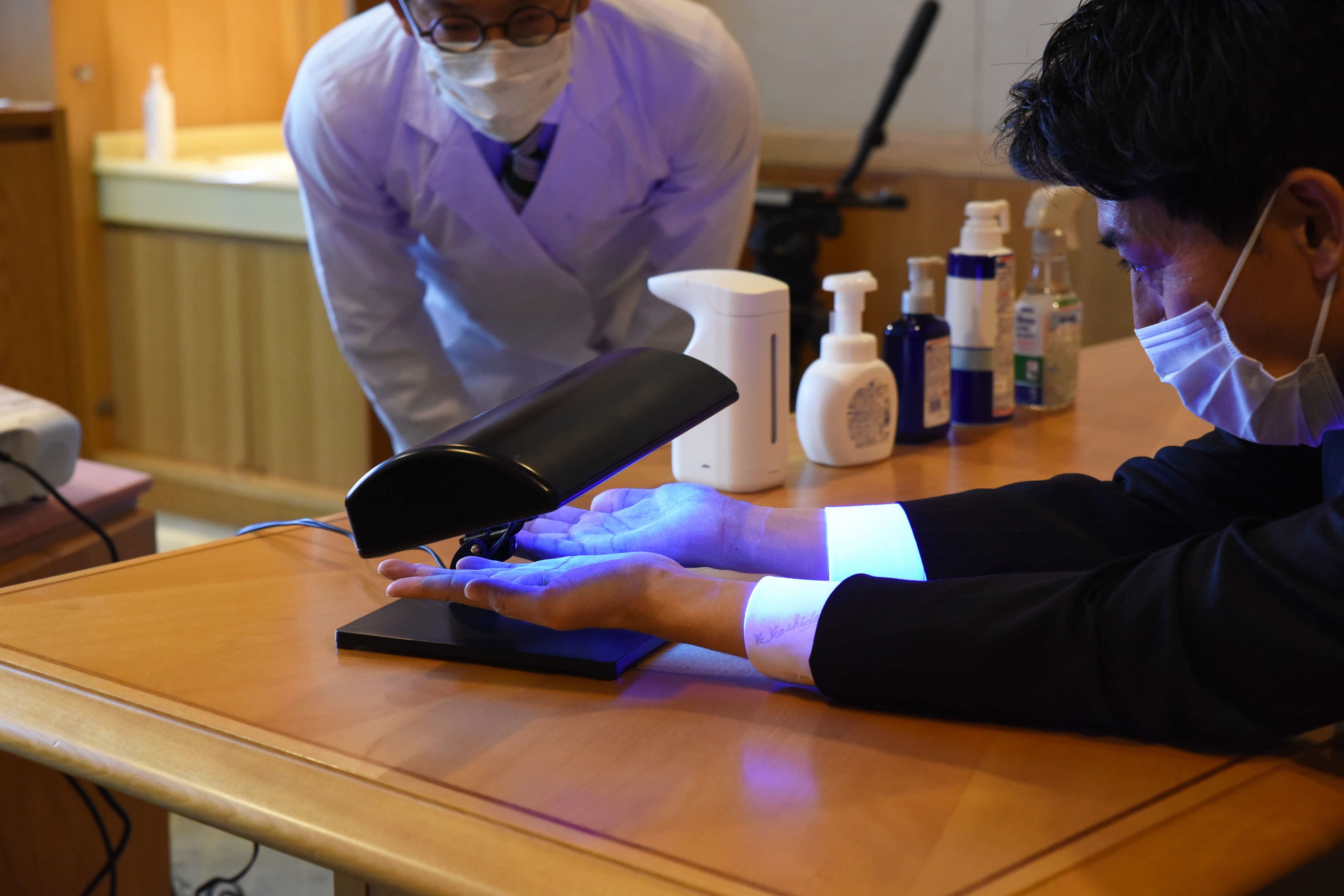 市長への「清潔衛生レクチャー」