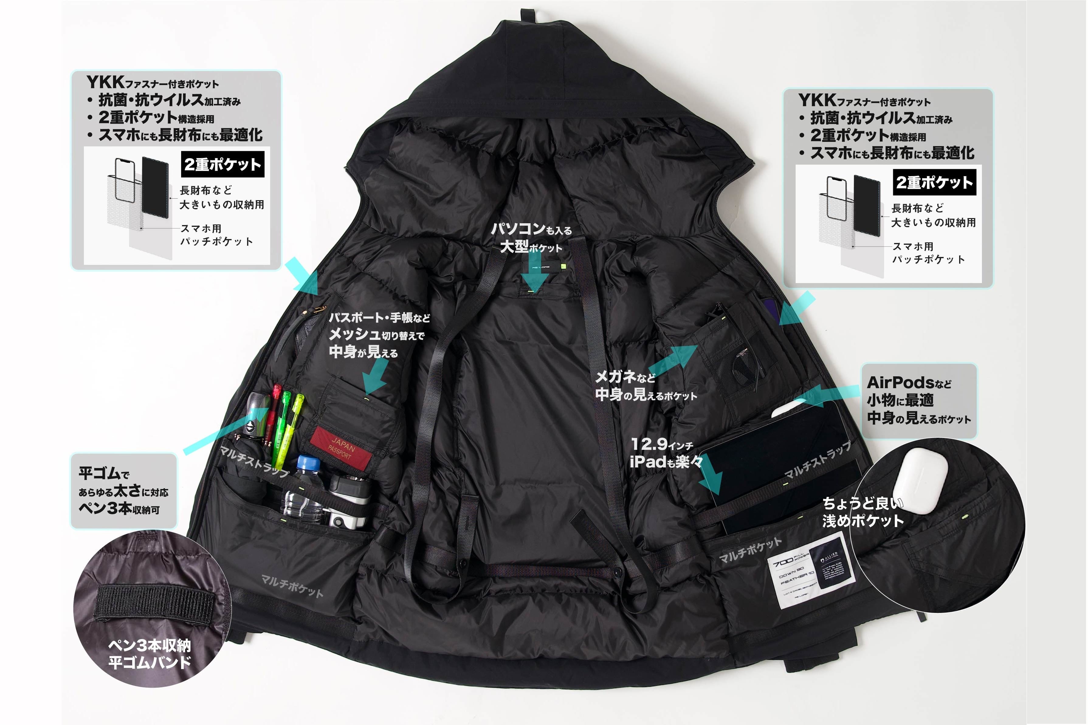 RE:LORE　究極の4WAY手ぶらアウター 最後の1着・再入荷不可】THE WISDOM DOWN PARKA FINAL UPDATE