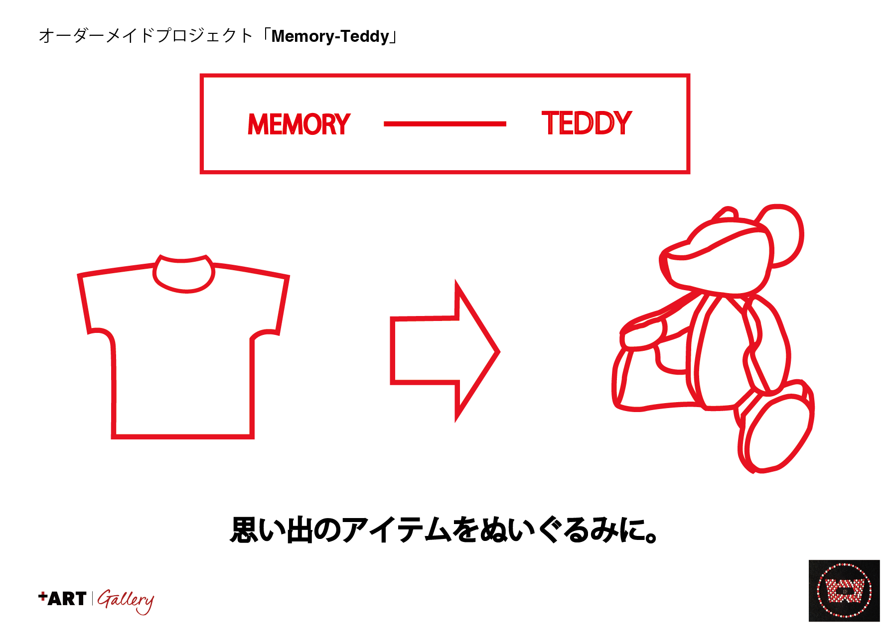 オーダーメイドプロジェクト「Memory-Teddy」に関して