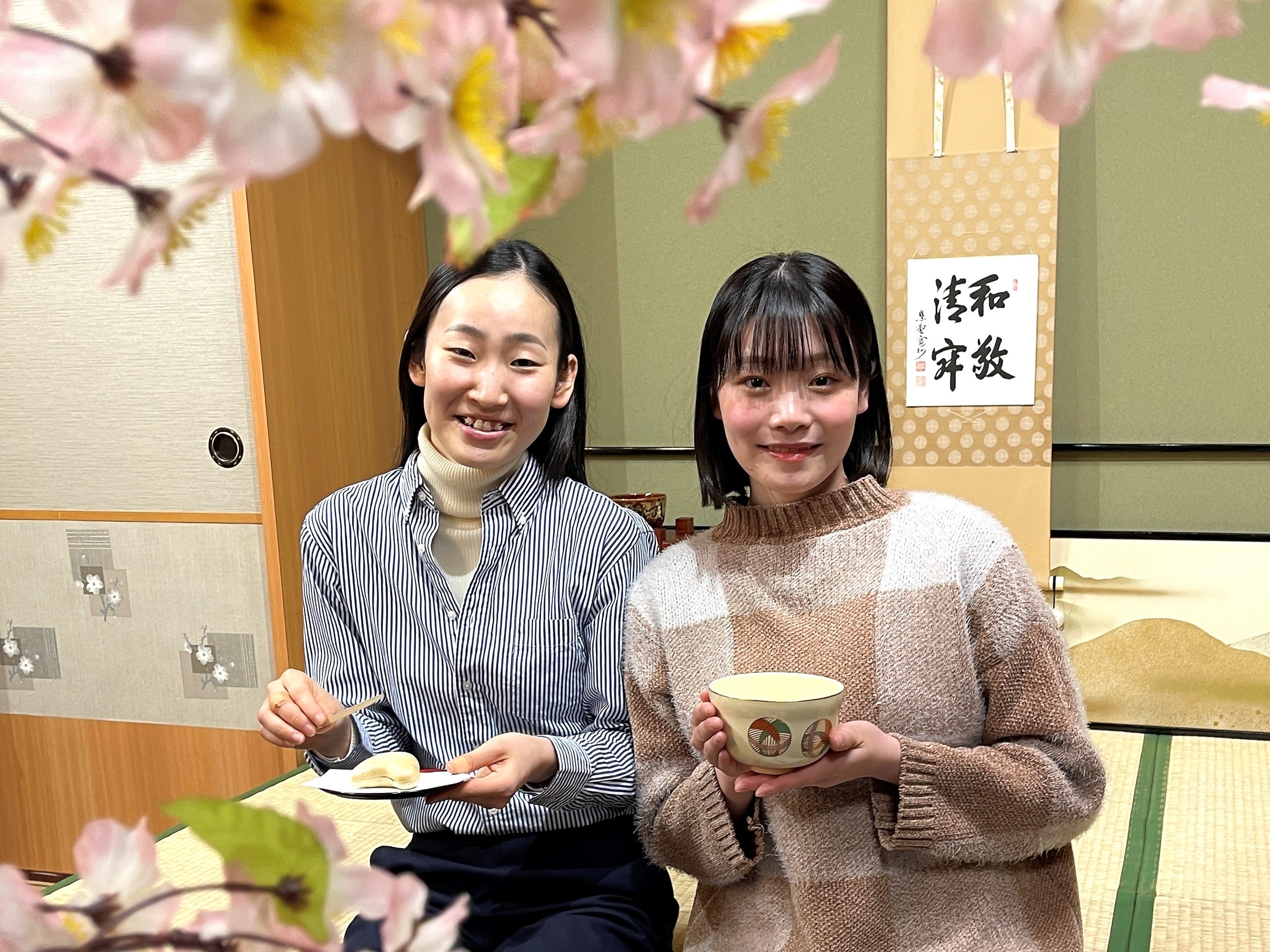 乗車後は時代屋でお抹茶とお団子をゆったり味わって！