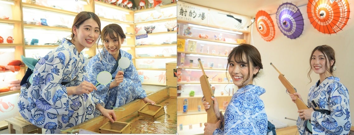 花月堂さんの金魚すくいと射的もプランに入っています！