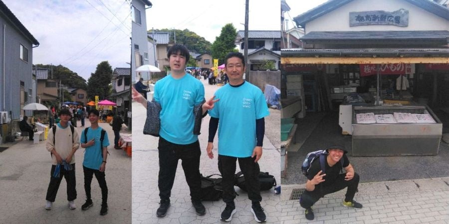 完走記念撮影でも笑みがこぼれます