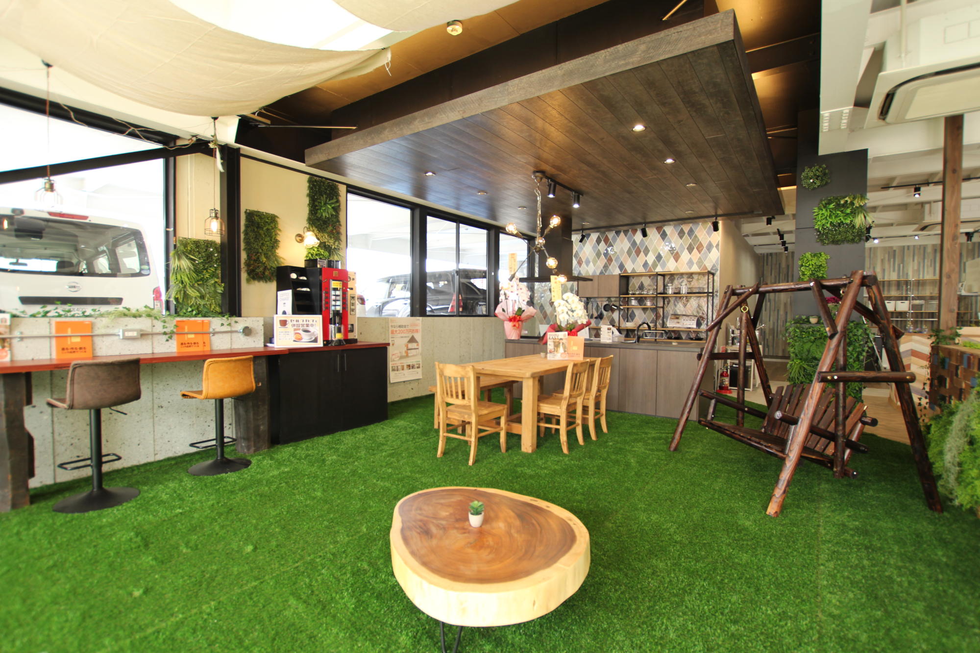 セルフカフェスペースの一例