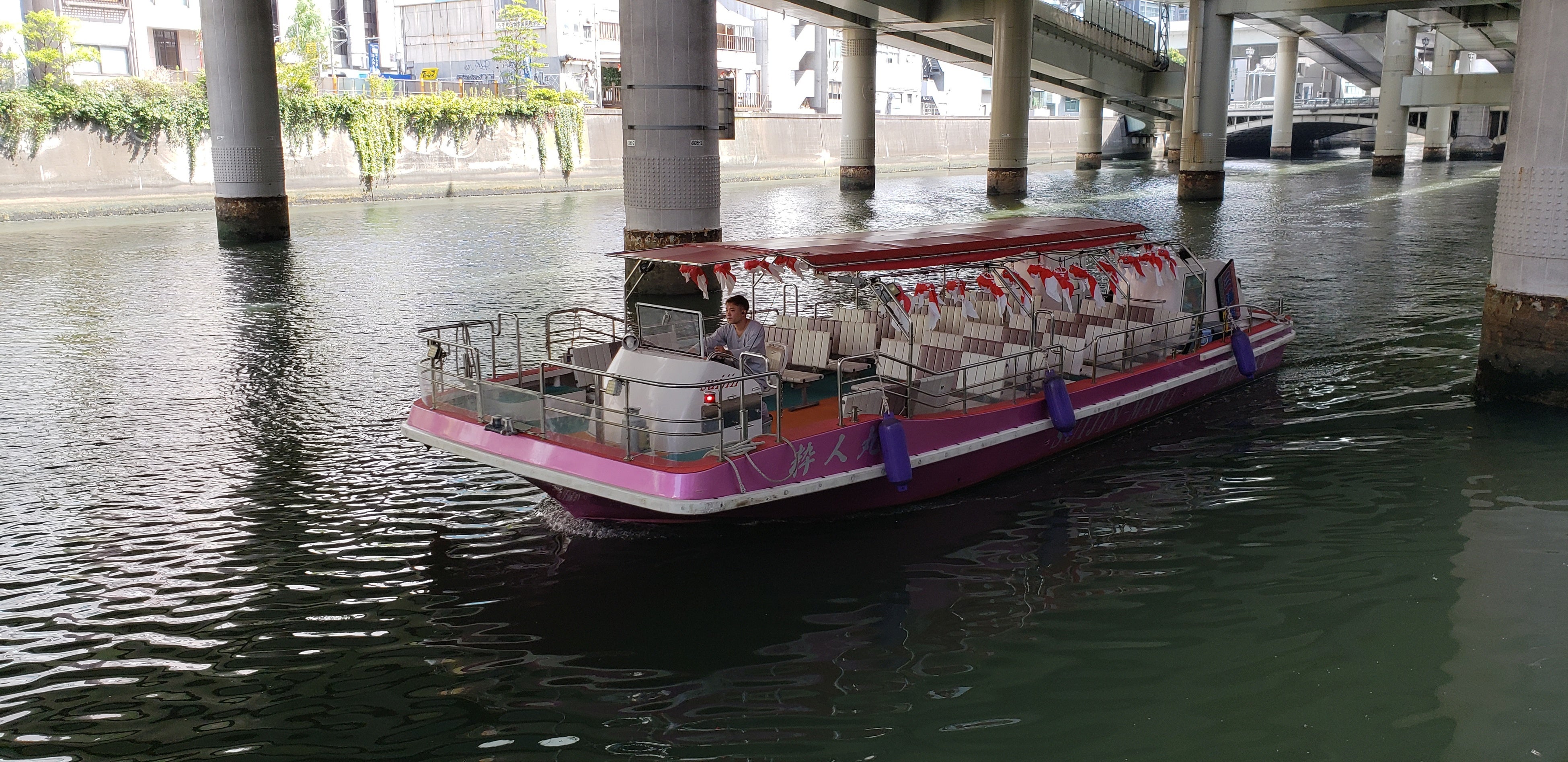 観光庁の補助金を利用した実証運行ツアー 水のエレベーターを