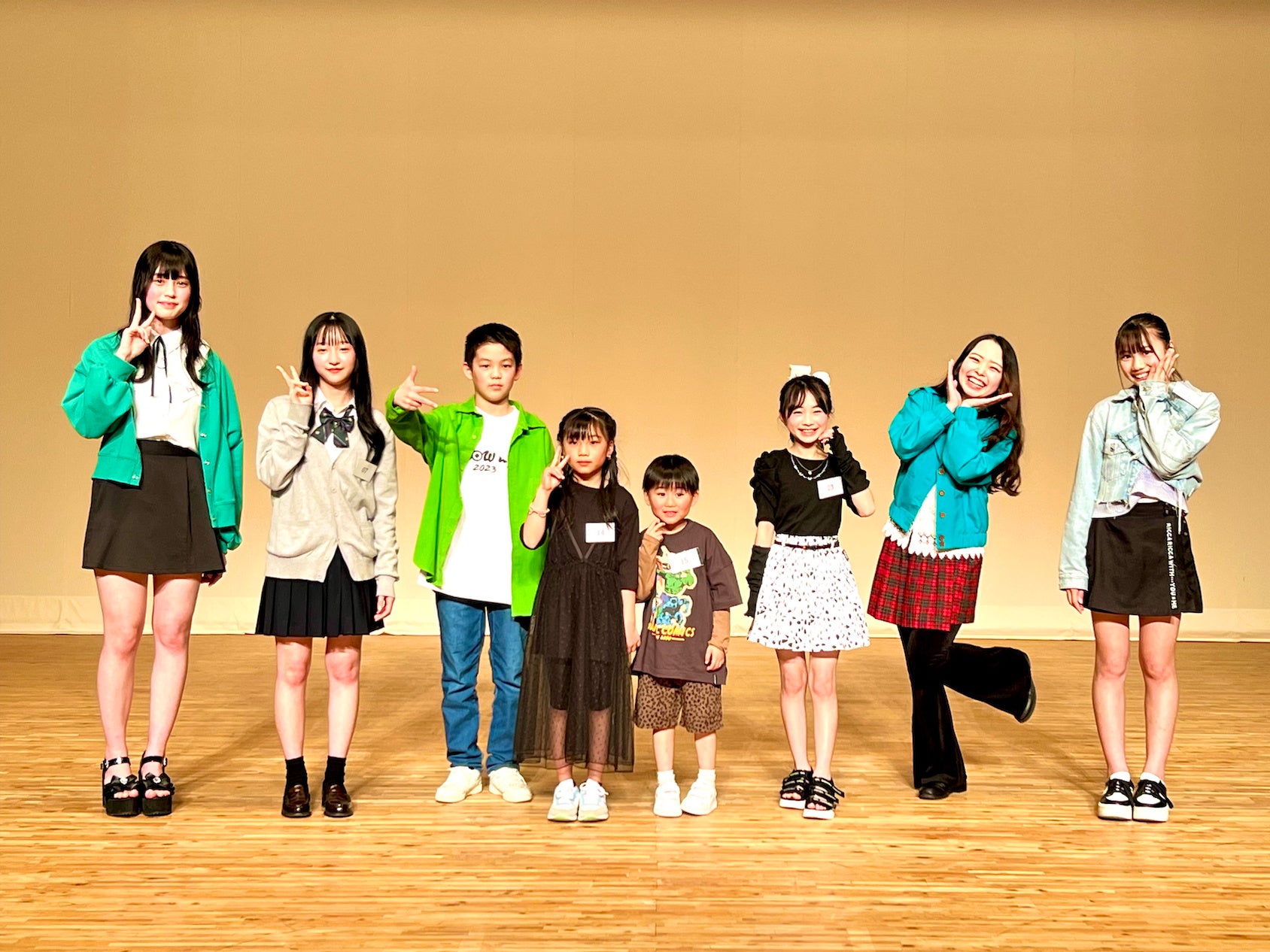 TGC teen ICHINOSEKI 2023に出演が決定した8名の一関市民モデル