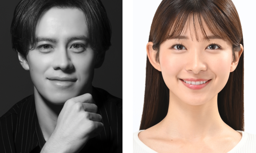 【MC】写真、左から：ウエンツ瑛士、山本里菜　※50音順