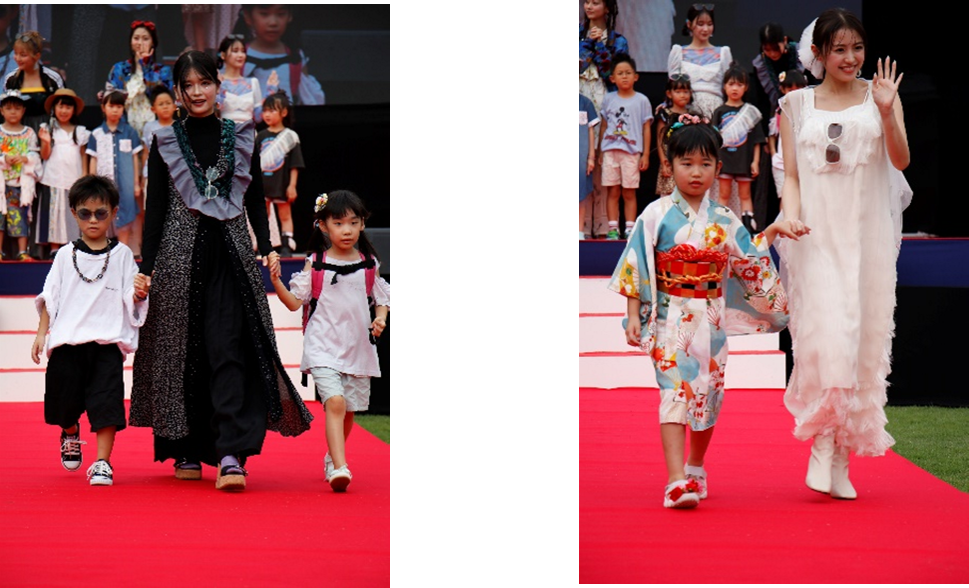 左から、橋本悠稜くん、景井ひな、勝見遥香ちゃん、福島愛ちゃん、香音