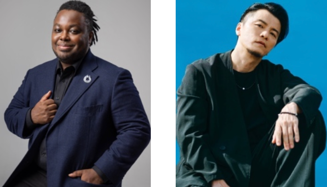 写真、左から：クリス・ハート、KREVA　※50音順