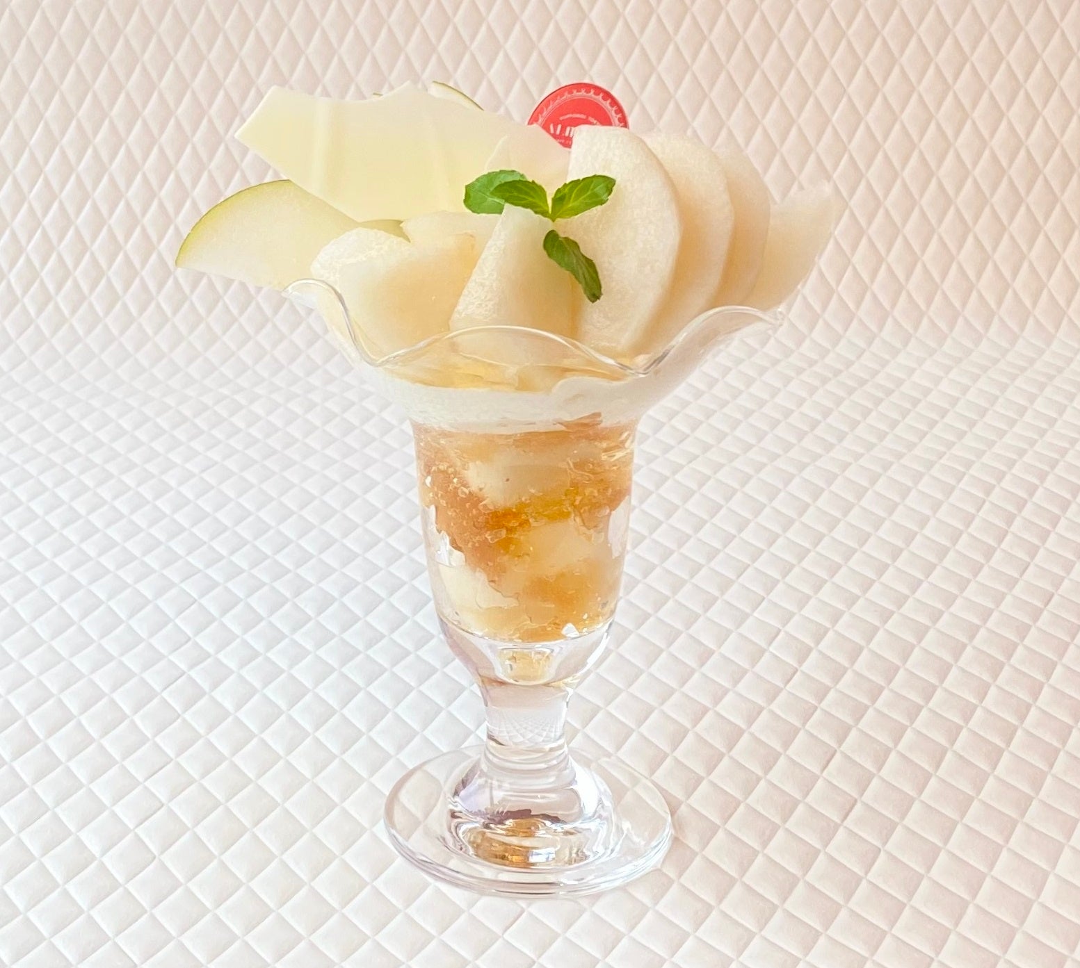 福岡なしと紅茶ゼリーのパルフェ