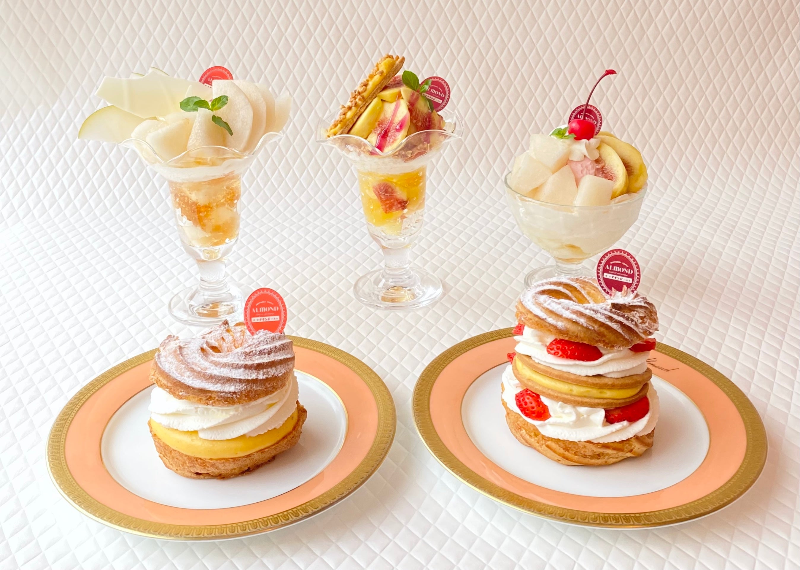 食べ放題となるデザートラインアップ