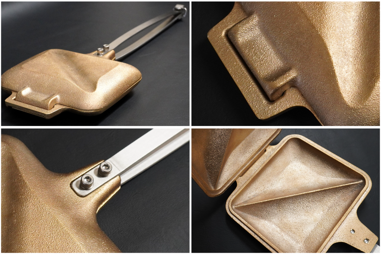 銅の熱伝導と肉厚5mmの蓄熱性で美味しく焼く、銅合金製ホット