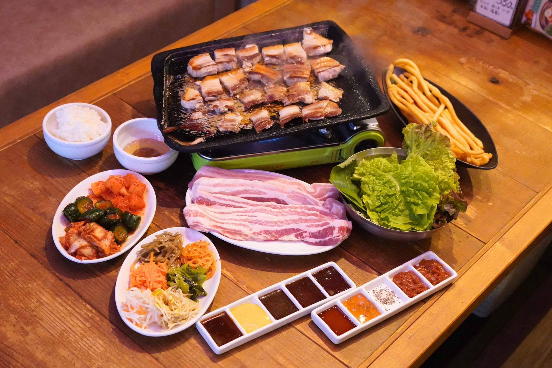 All-you-can-eat "Samgyeopsal" with 10 types of dipping sauces newly available! Korean restaurant "Itaewon" (1 min walk from Mikawa-Anjo Station) reopens on July 3rd (Fri)!