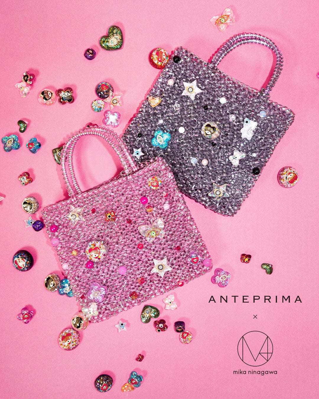 ANTEPRIMAフラワーモチーフバッグ新古品美品