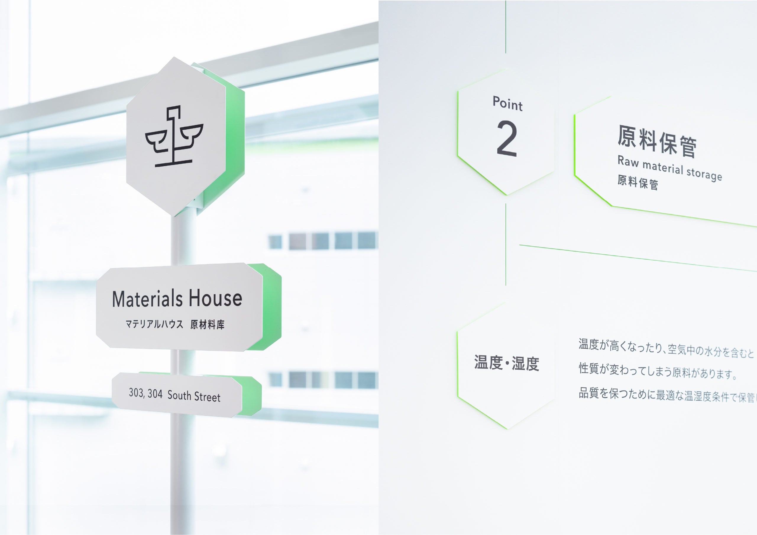 受賞作品「SHISEIDO BEAUTY SITE サイン計画」