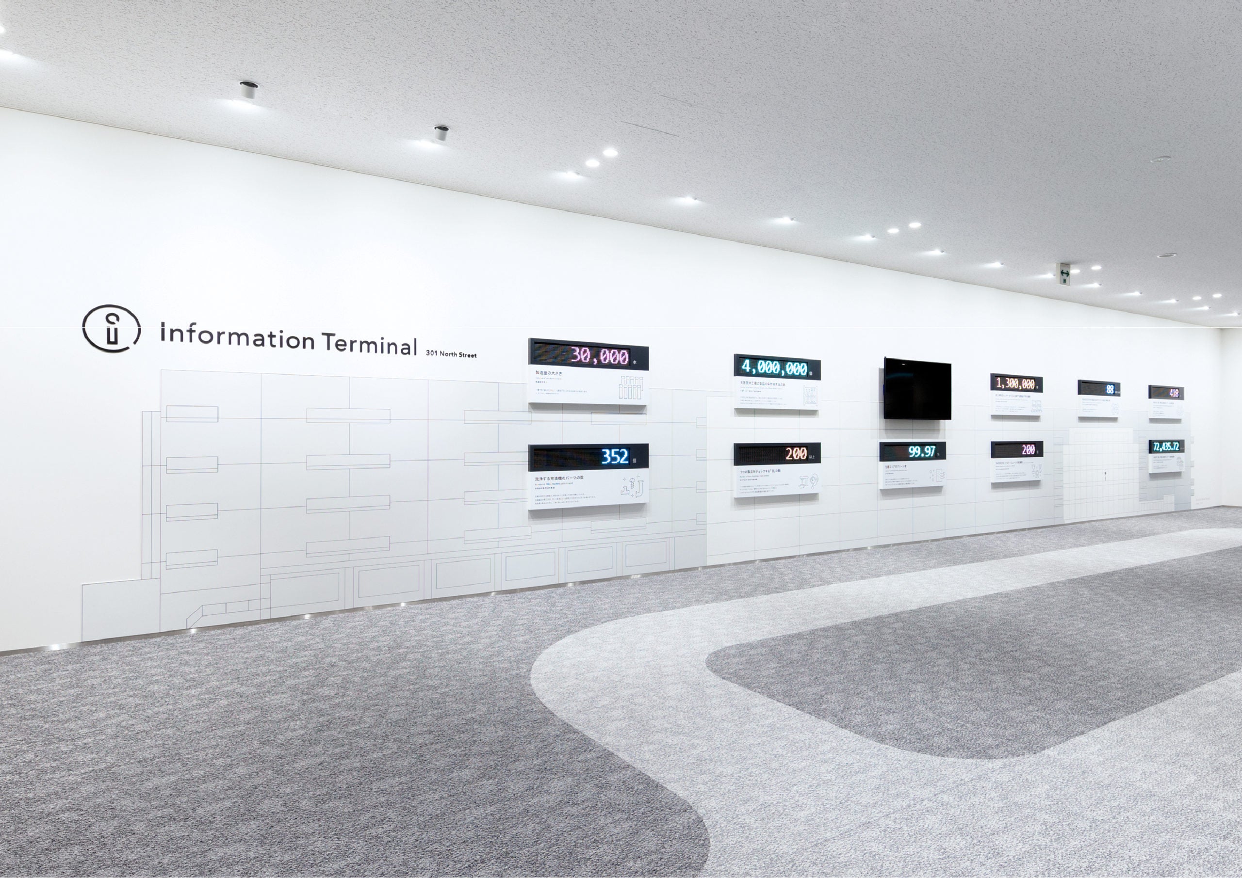 受賞作品「SHISEIDO BEAUTY SITE サイン計画」