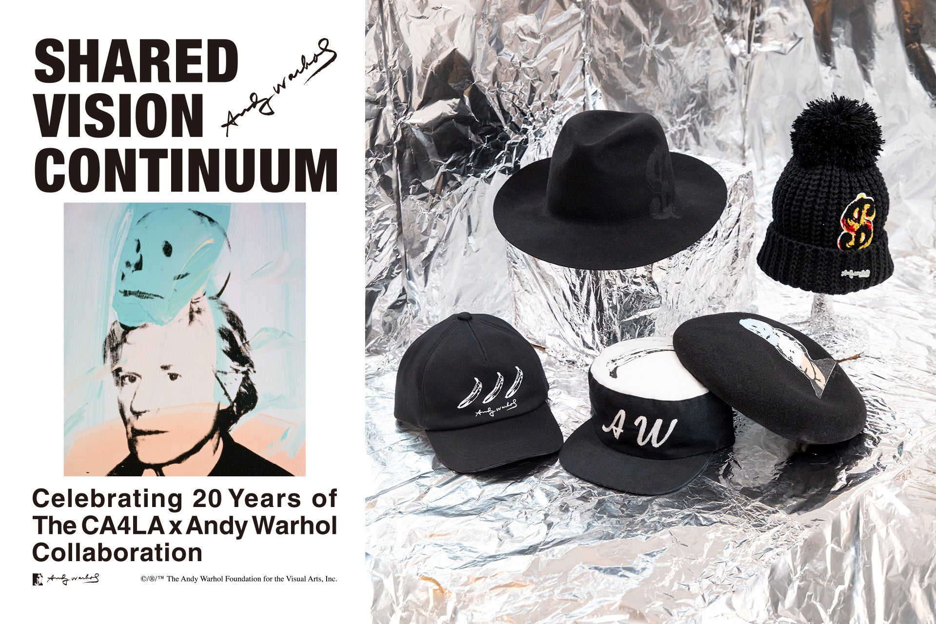 SHAREED VISION CONTINUUM –Celebrating 20 Years of The CA4LA x Andy Warhol Collaboration