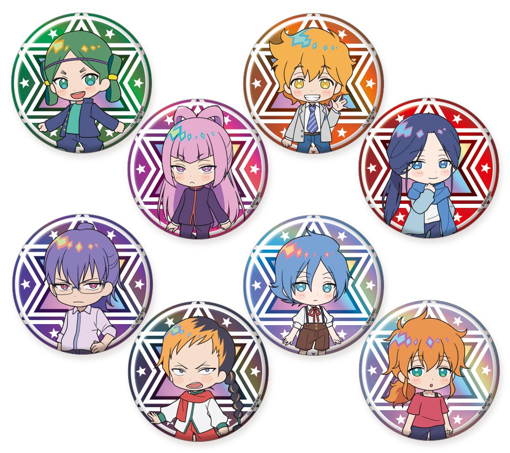 缶バッジ(ちびキャラVer) 8種・カプセルトイ　価格：1回400円