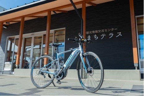 うみまちテラスで貸し出しをしているE-bike