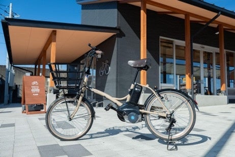 うみまちテラスで貸し出しをしているミニベロ