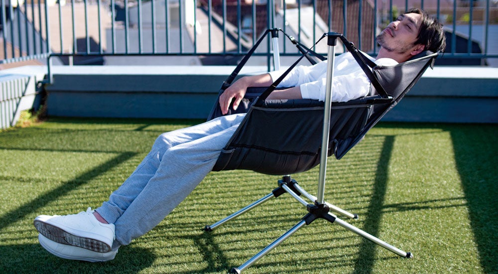 ハンモックチェアはベランピングでも大活躍