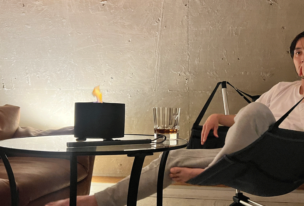 どんなシーンでもテーブルファイヤーピットはお楽しみいただけます。