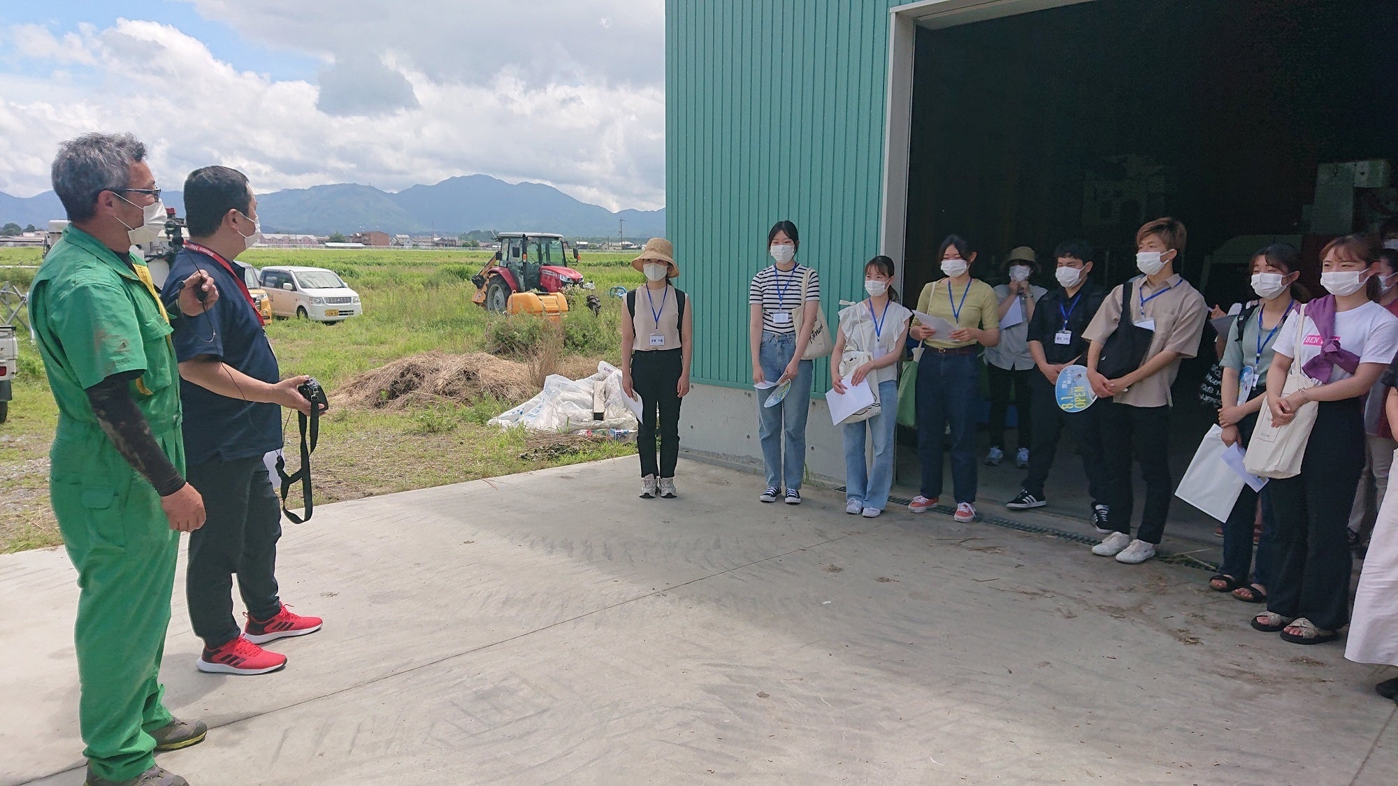 フィールドワーク①廣瀬氏農園にて