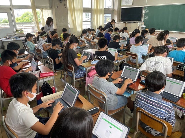 5年生の教室トレーニングの様子