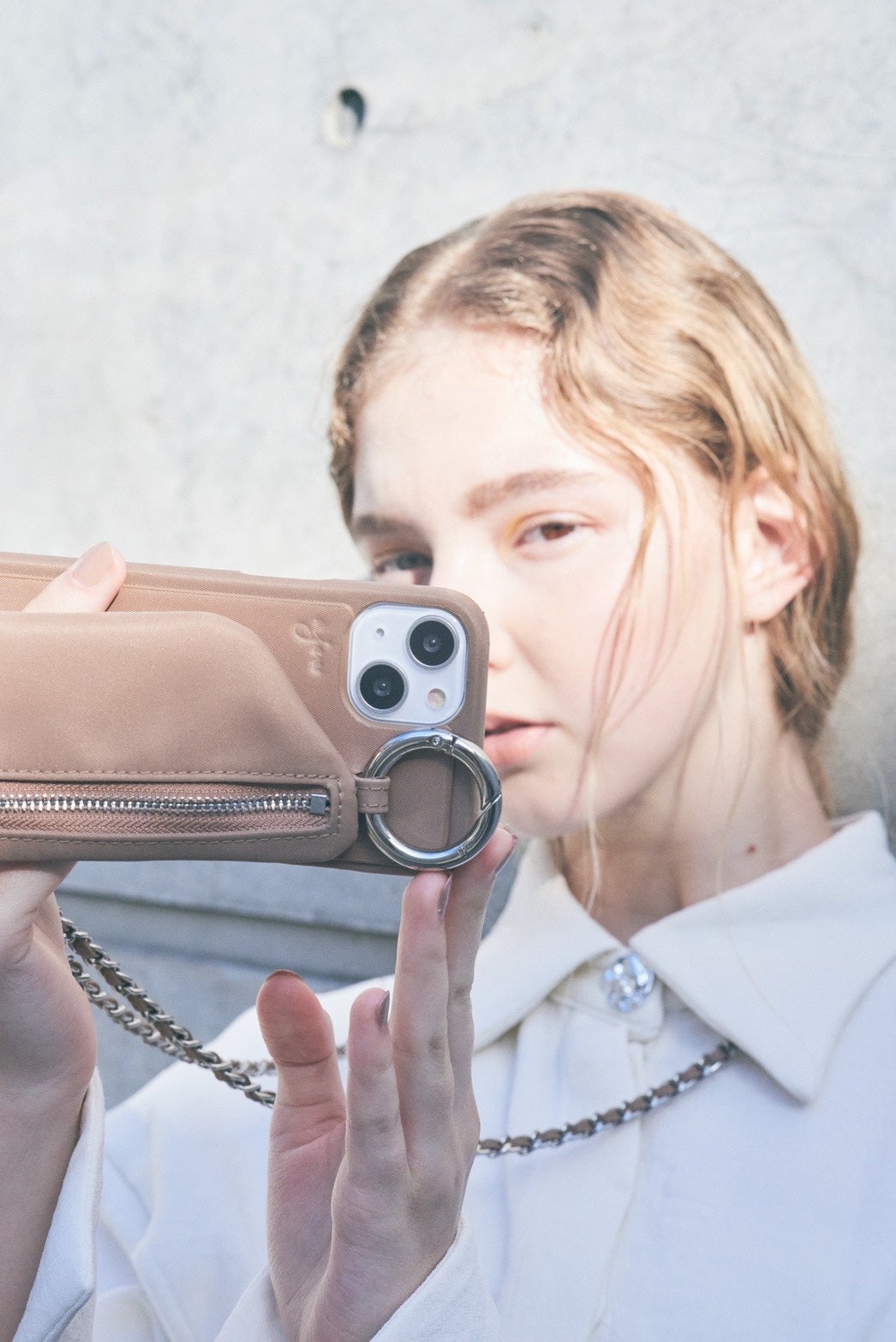 dress NYLON case「beige」