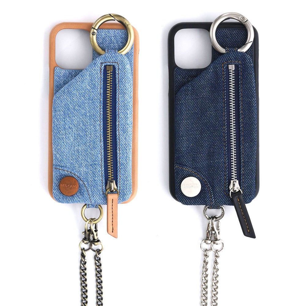 新品　ajew エジュー　RED CARD iPhone ケース デニム ajew（エジュー）× ジャパンメイドのデニムブランド「RED CARD