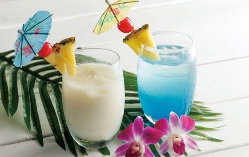 【新商品】ココナッツパイン、シトラスブルーソーダ　価格：どちらも600円（税込　660円）