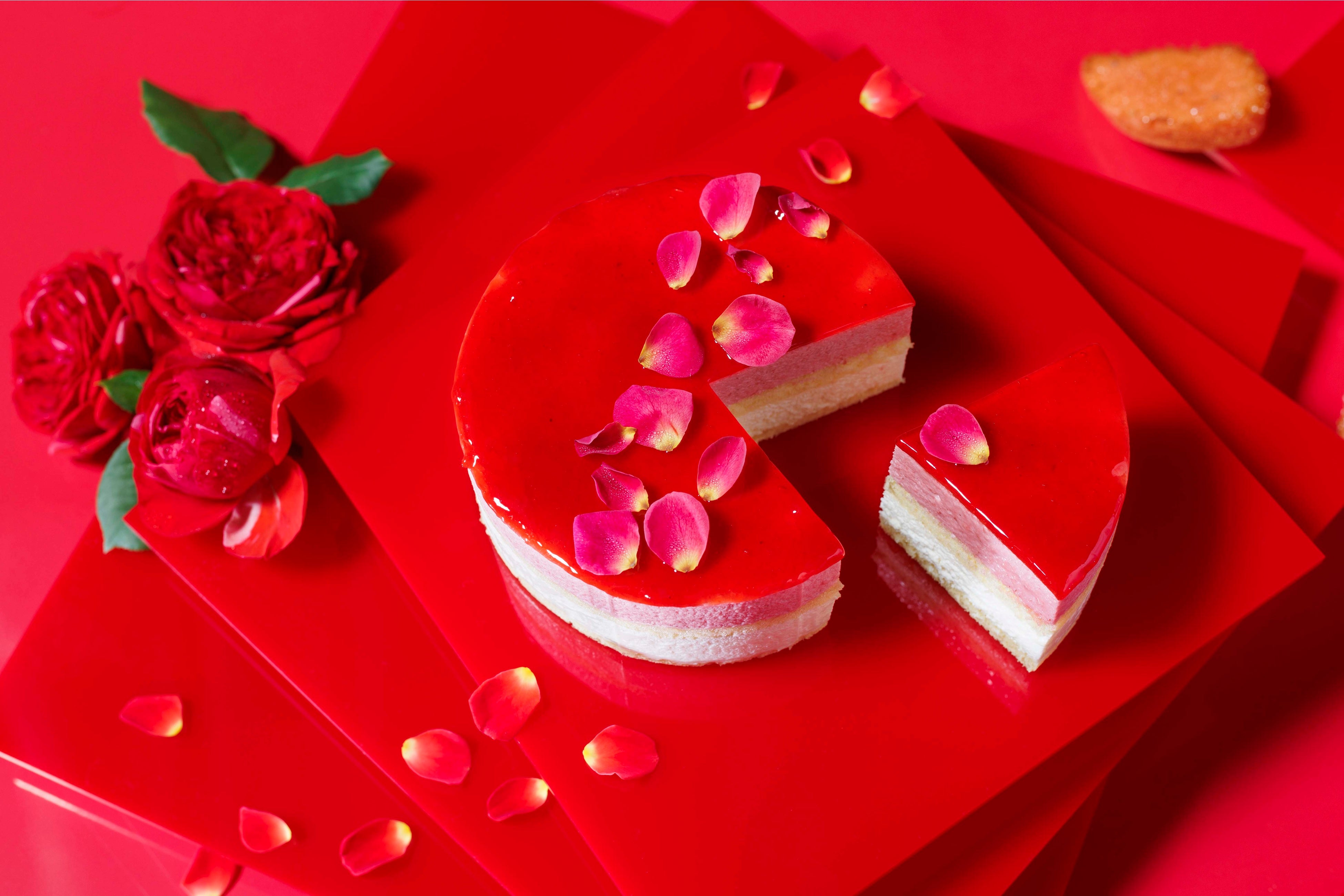 グレイッシュなバラのクレイケーキ グレイッシュなバラのクレイケーキ インテリア小物