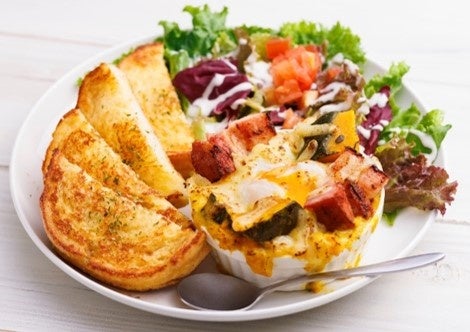 パンプキン＆ベーコングラタン　フレンチトースト2枚　1,750円（税込1,925円）