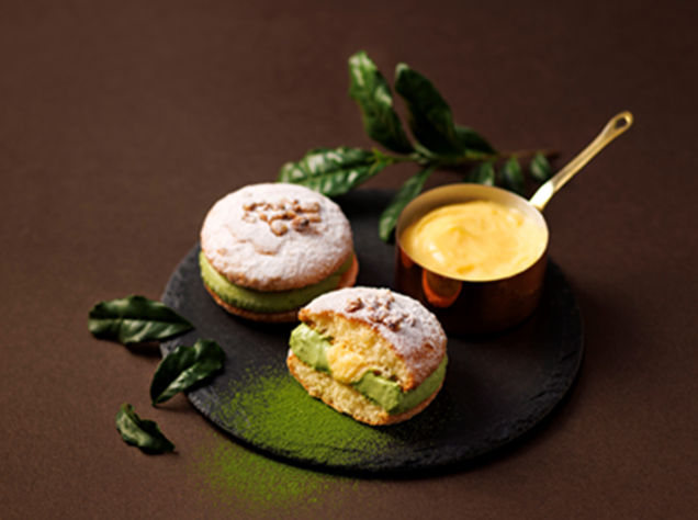 カスタードサンドケーキそのぎ茶　1個　355円（税込）