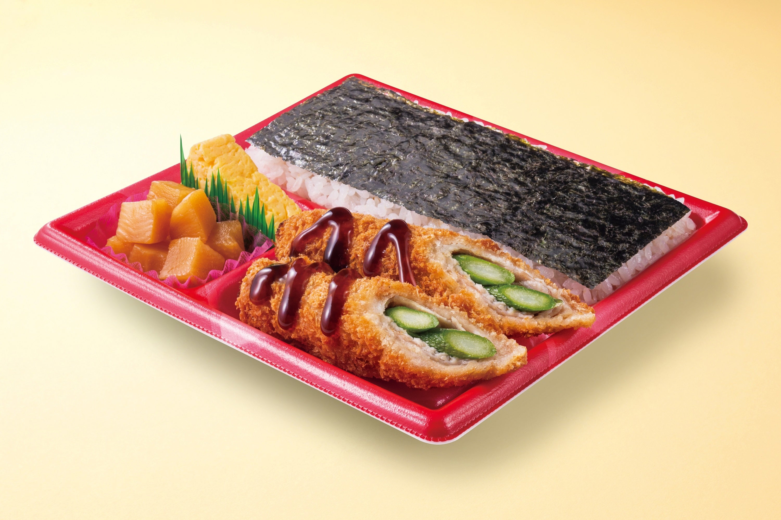 柚子風味ソース アスパラ豚巻きフライのり弁当 が期間限定で再登場 イオン株式会社のプレスリリース