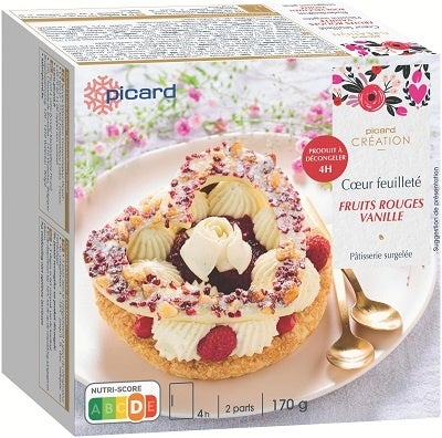 ハートのデザート　赤いフルーツ