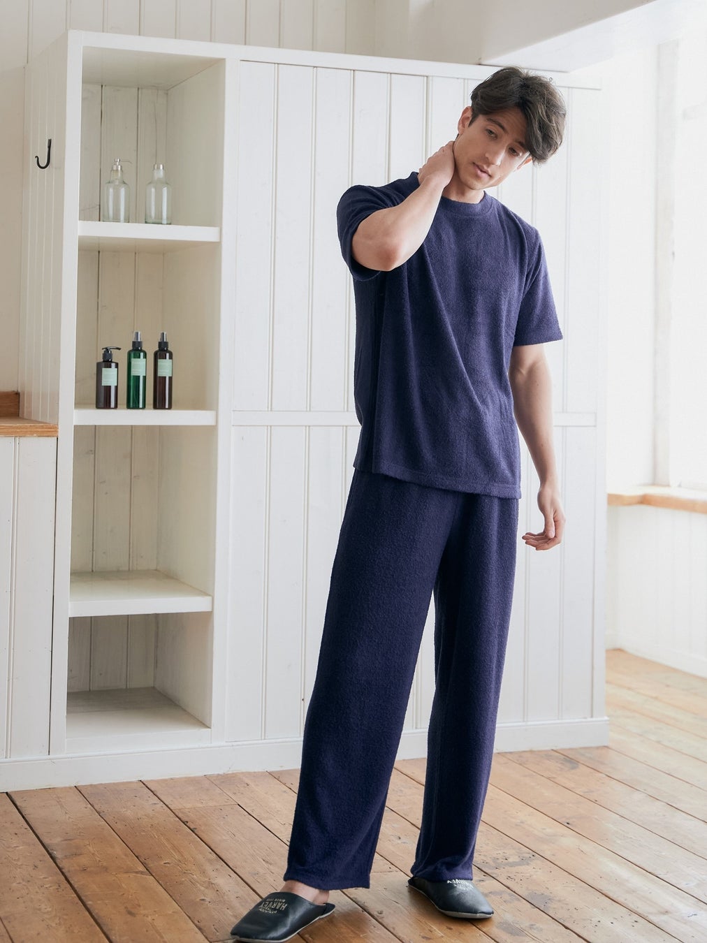 パイルトップス&ロングパンツ