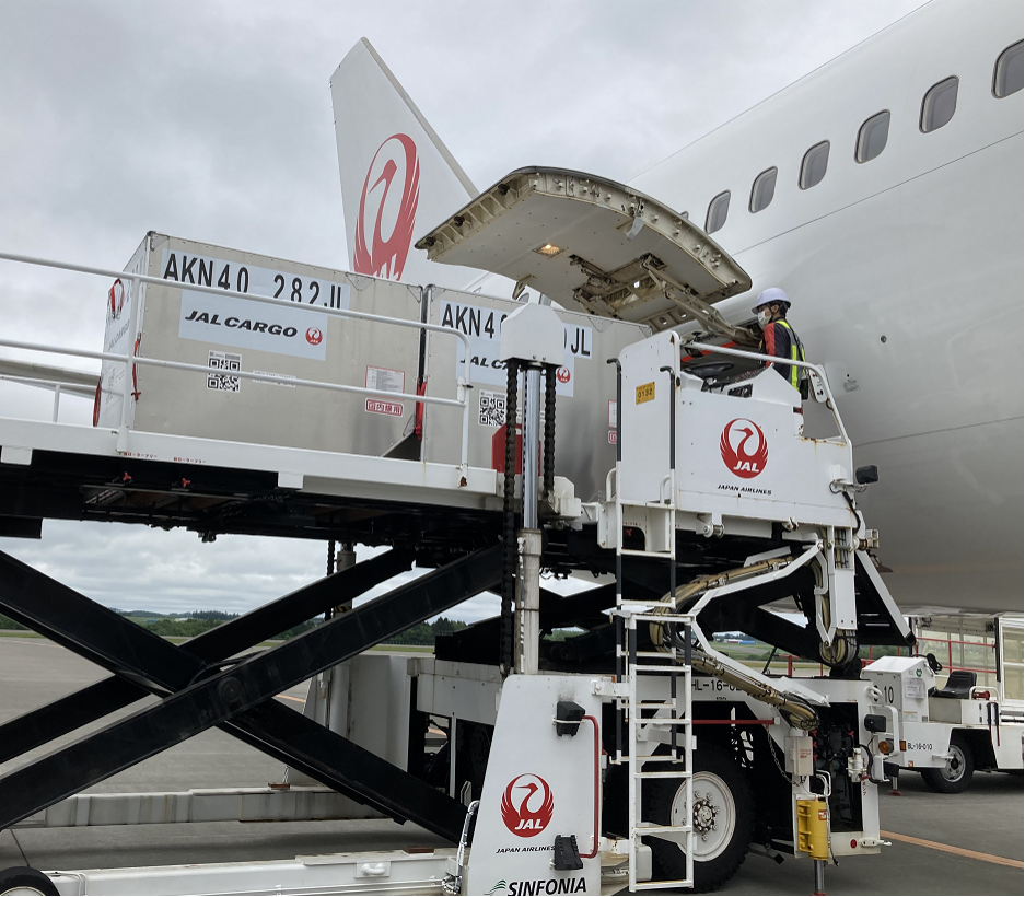 生鮮空輸（イメージ）