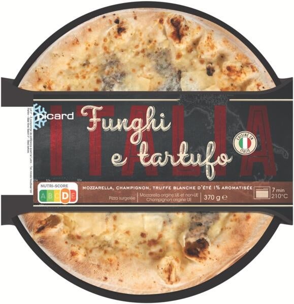 マッシュルームとトリュフのピッツァ