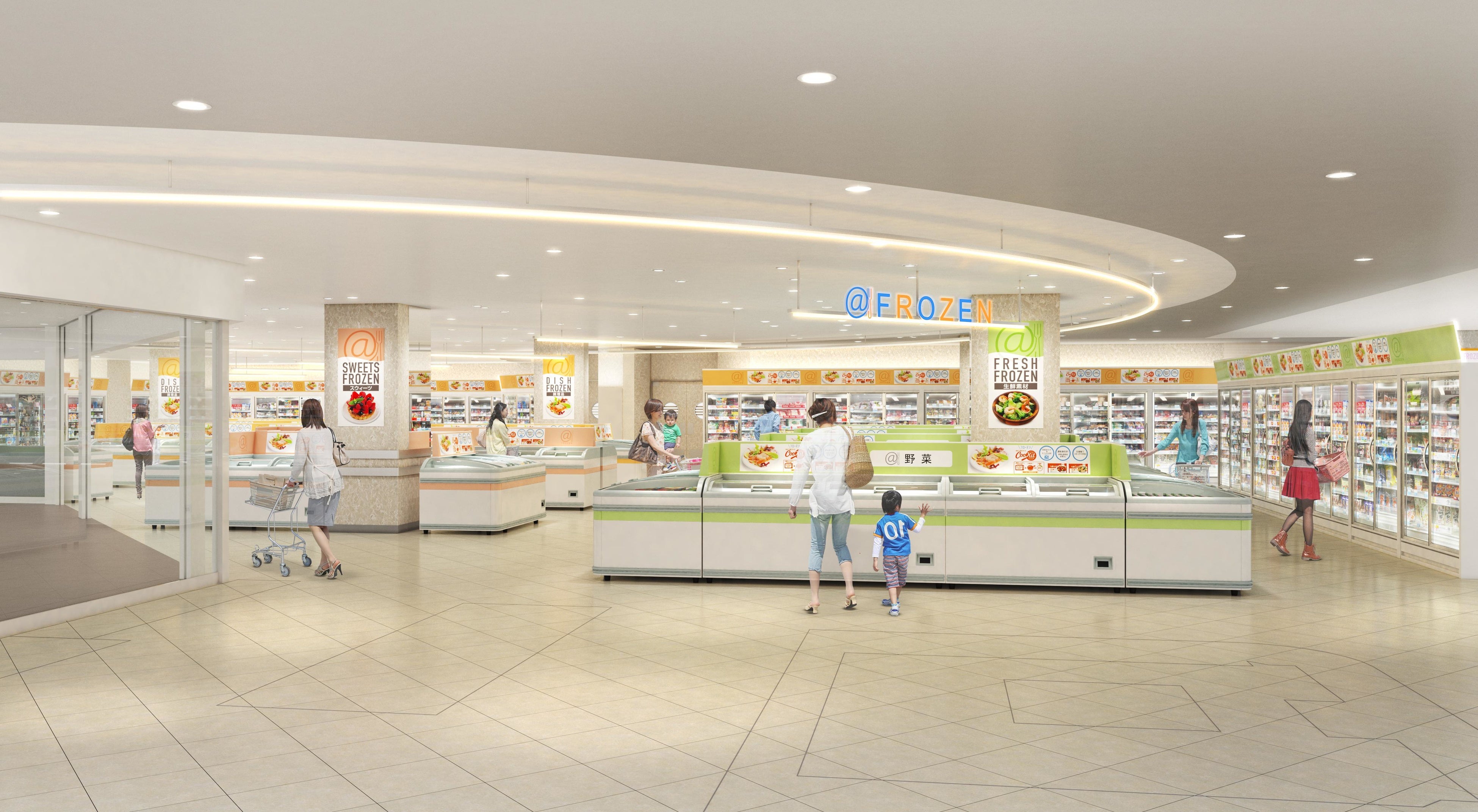 8月30日、新浦安駅前に登場！ “日本最大級の冷凍食品を揃える