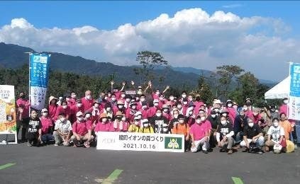 2021年の植樹の様子