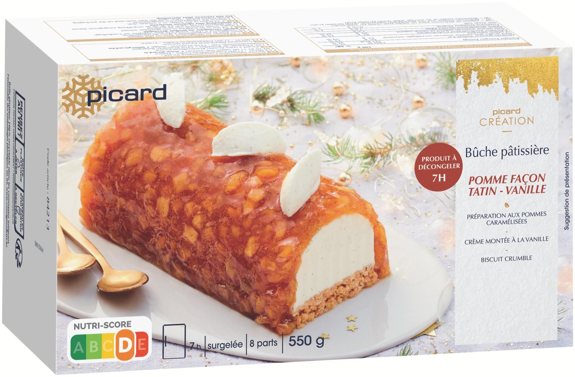 タタン風リンゴとバニラのムース