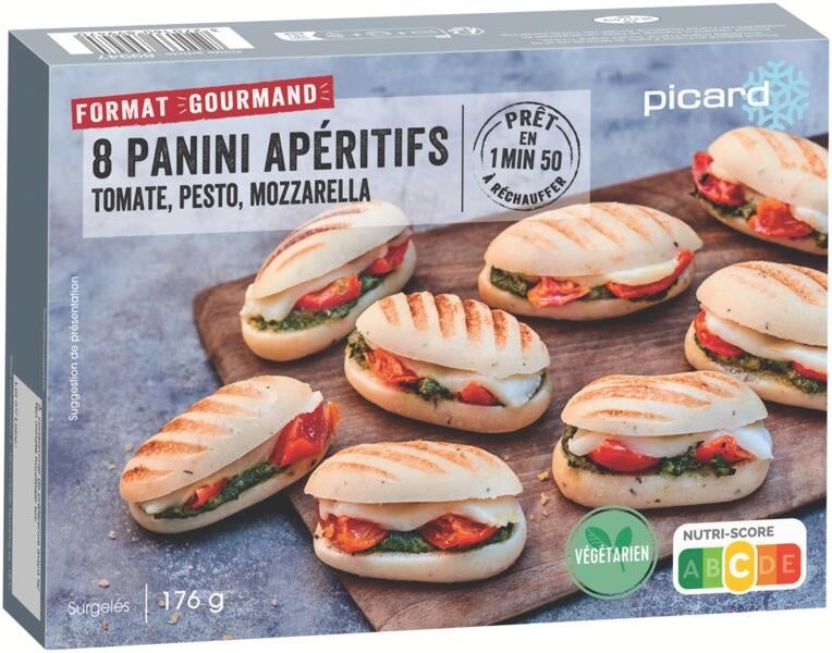 トマトとモッツァレラチーズのミニパニーニ