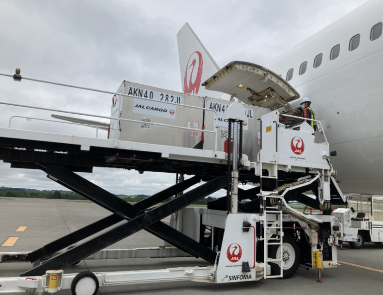 生鮮空輸（イメージ）