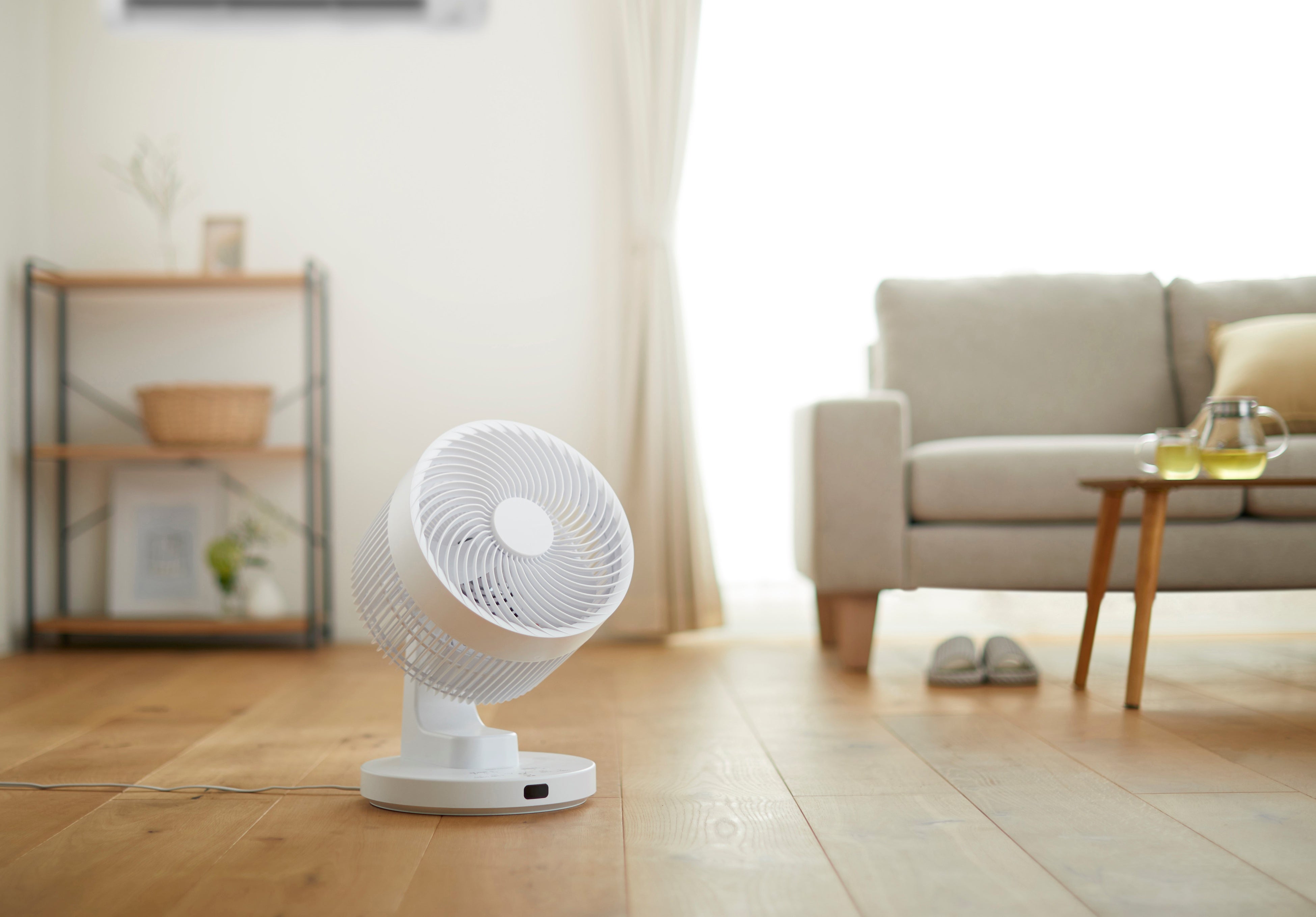 エアコンの空気を循環させて猛暑の夏も賢く節電！分解可能でお