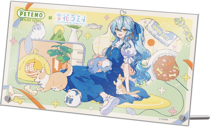 ホロライブ 雪花ラミィ アクリルスタンド ペテモ PETEMO 7505-5176-